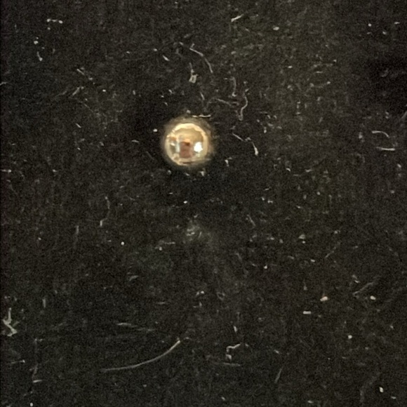 0.5” gold tone Minimalist ball stud earrings - Picture 5 of 10